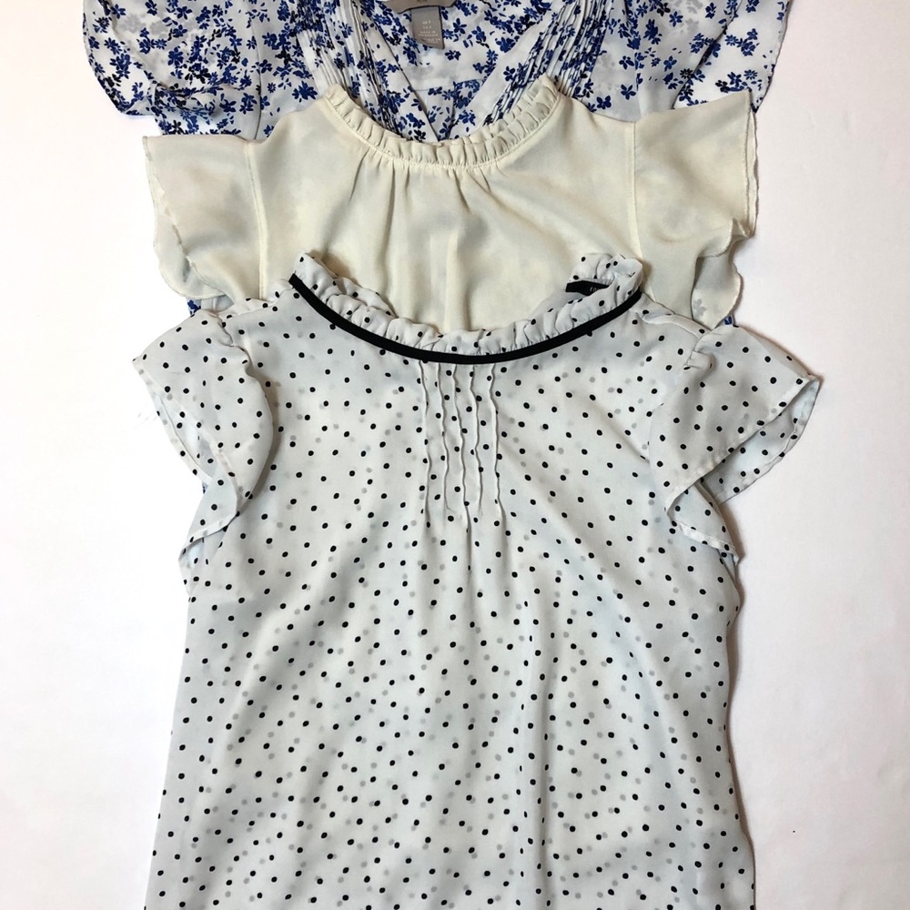 Three work blouses